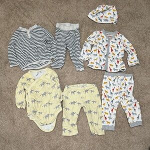 Bundle baby boy 3 matching outfits sets 6 months